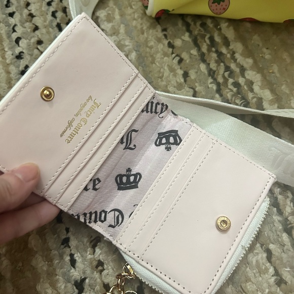 MAKE OFFER Viral Juicy Couture Yellow Satchel with Strawberry Design - Picture 4 of 6